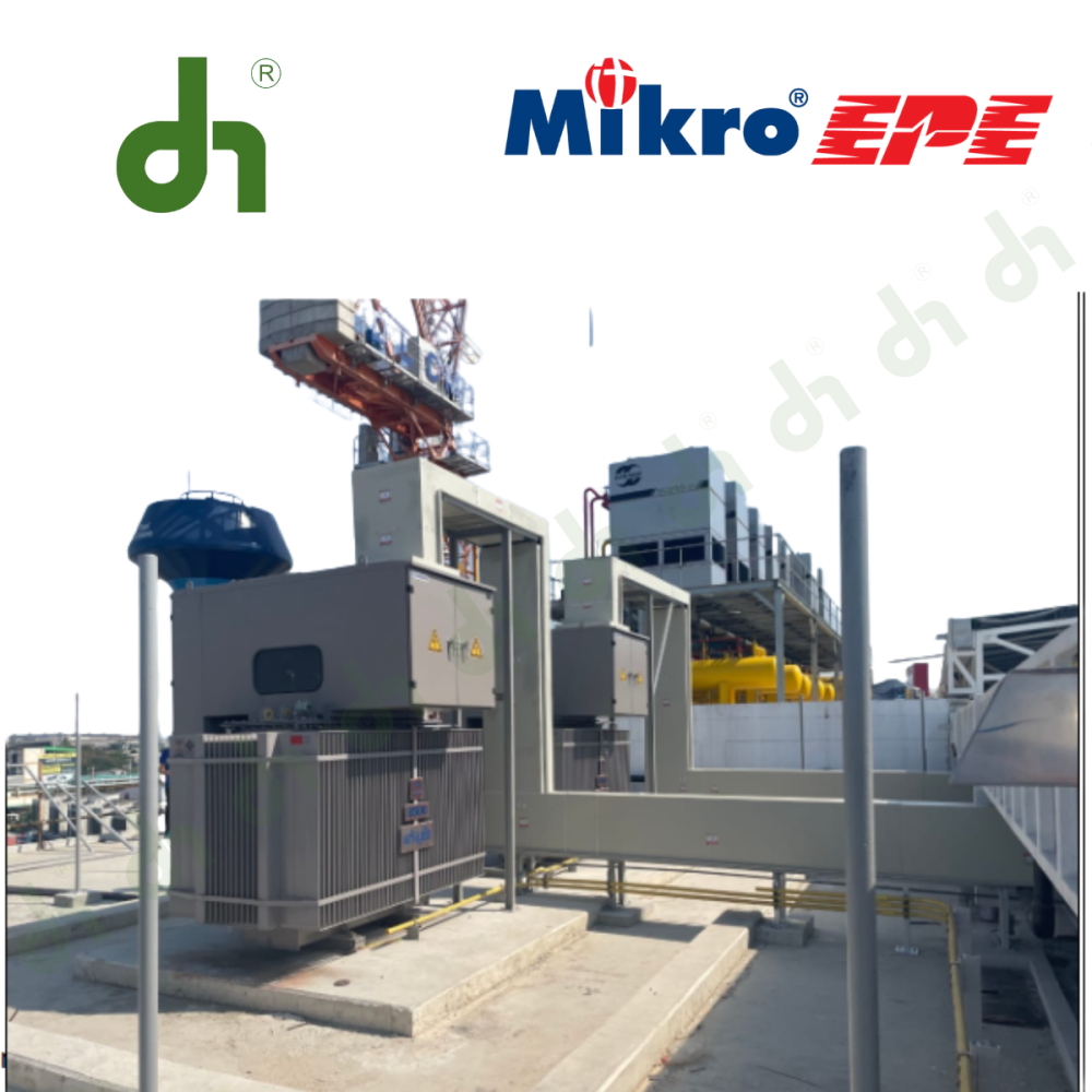 Thanh dẫn điện EPE kèm vỏ che lắp đặt ngoài trời