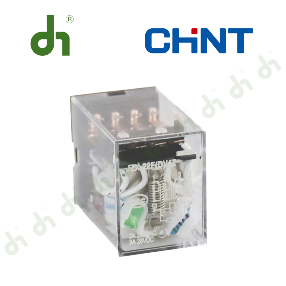 Rơ le trung gian JZX-22F(D)/4Z PLU DC24V