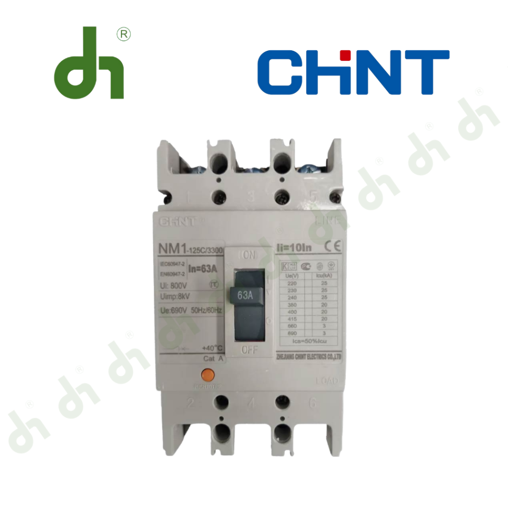 Cầu dao tự động (Áp tô mát) NM1-125C/3300 63A