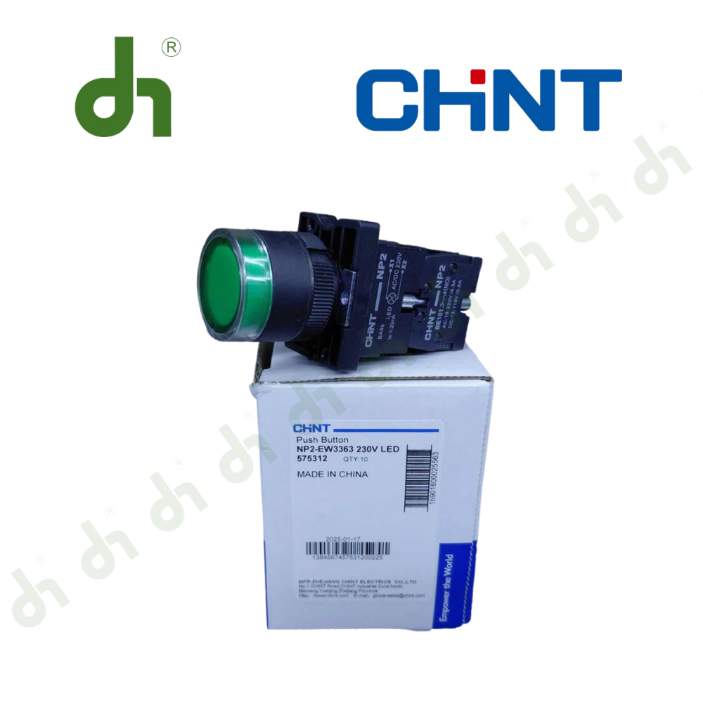 Nút nhấn có đèn NP2-EW3363 230V LED